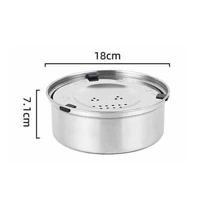 Premium Stainless Steel No-Spill Dog Bowl – Splash-Free Slow Water Feeder