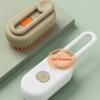 3-in-1 Smart Pet Steamy Brush – Ultimate Shedding & Massage Grooming Tool