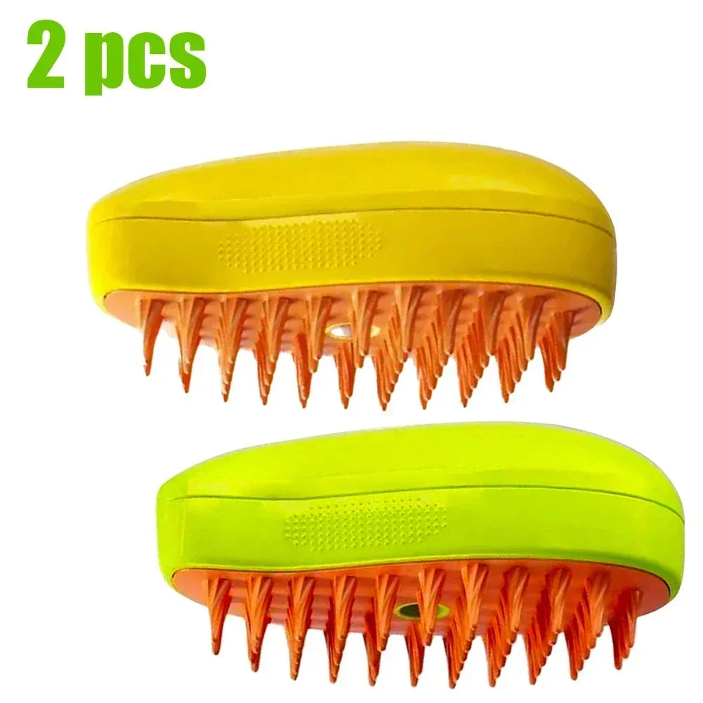 3-in-1 Smart Pet Steamy Brush – Ultimate Shedding & Massage Grooming Tool