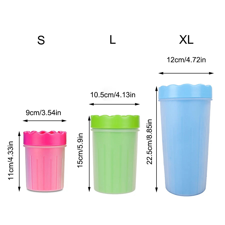 Portable Silicone Dog Paw Cleaner – Fast Muddy Foot Wash Cup