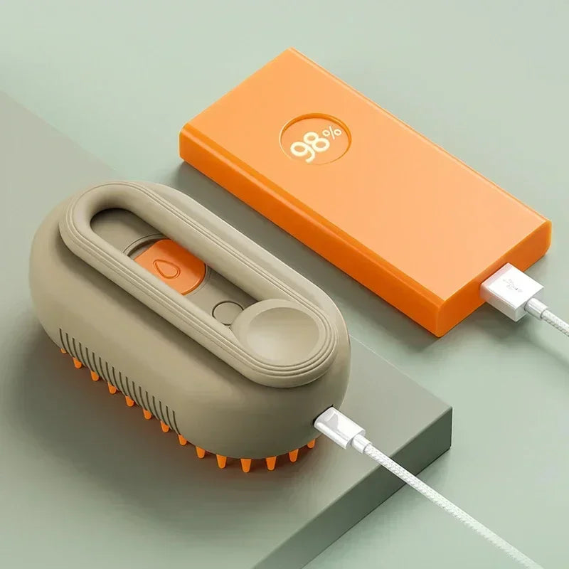 3-in-1 Smart Pet Steamy Brush – Ultimate Shedding & Massage Grooming Tool