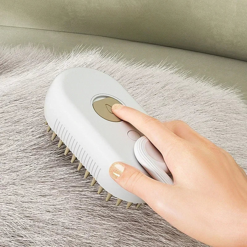 3-in-1 Smart Pet Steamy Brush – Ultimate Shedding & Massage Grooming Tool