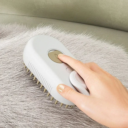 3-in-1 Smart Pet Steamy Brush – Ultimate Shedding & Massage Grooming Tool